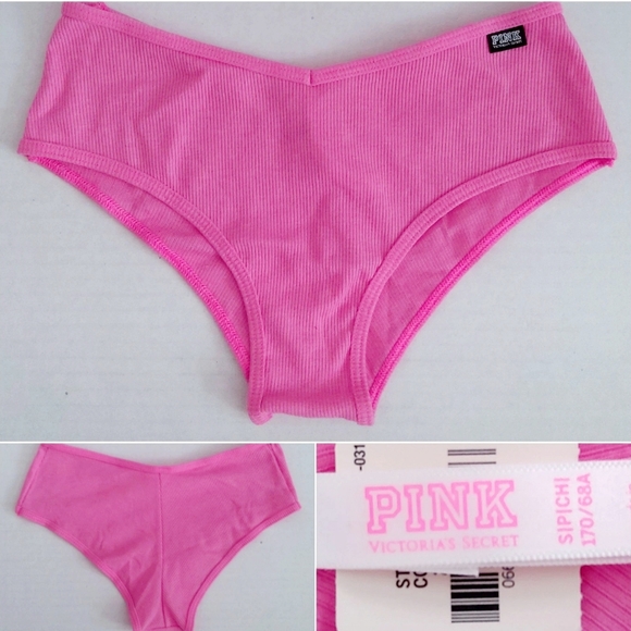 Victoria's Secret pink cotton hipster panty size small (NWTS) - Picture 1 of 4